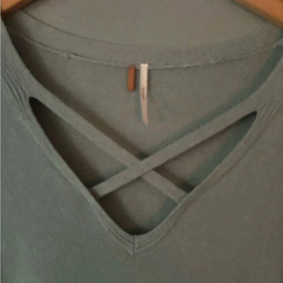 Free People | bell sleeve | tunic | cross front | long sleeve sweater | small - Picture 13 of 13